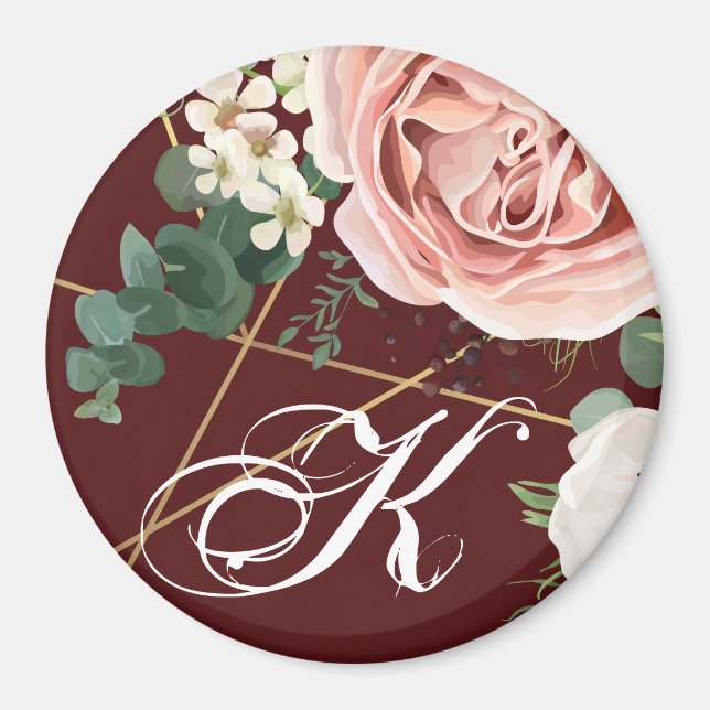 Personalisiert Magnet Geometrische Gartenanlage Ro (Vorne)