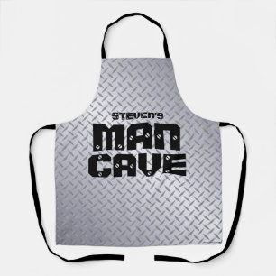 Personalisiert Man Cave Stainless Steel Diamondpla Schürze