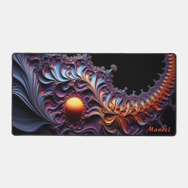 Personalisiert Mandelbrot Julia Set Desk Mat Schreibtischunterlage (Vorderseite)