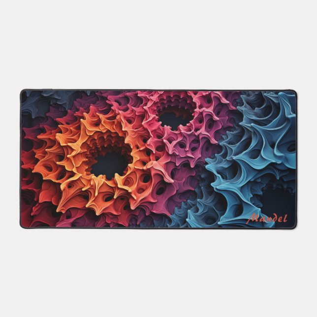 Personalisiert Mandelbrot Julia Set Desk Mat Schreibtischunterlage (Vorderseite)