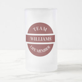 Personalisiert Mattglas Bierglas
