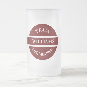 Personalisiert Mattglas Bierglas