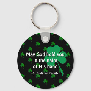 Personalisiert MAY GOD HOLT YOU St Patricks Day Schlüsselanhänger
