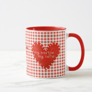 Personalisiert Mein Hartjie Mein Liefie Applique H Tasse