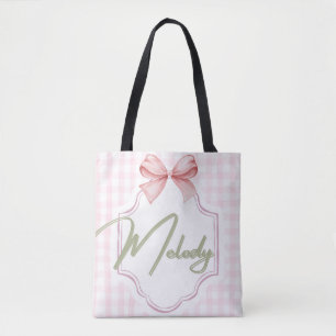 Personalisiert Melody Baby Girl Kinderzimmer Bow&G Tasche