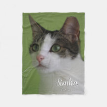 Personalisiert Memorial Pet Image Blankke