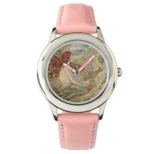 Personalisiert Mermaid Armbanduhr