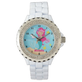 Personalisiert Mermaid Armbanduhr
