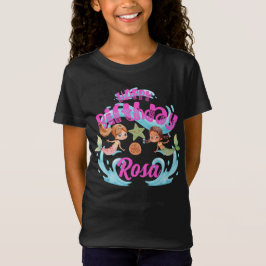 Personalisiert Mermaid Birthday Shirt