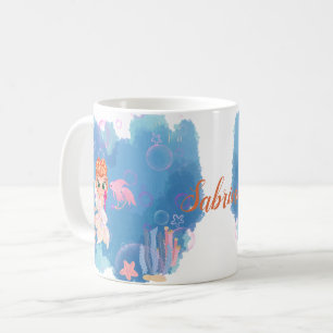 Personalisiert Mermaid Kaffeetasse