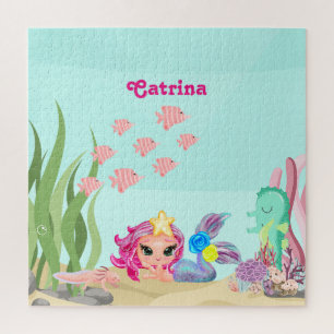 Personalisiert Mermaid und Axolotl