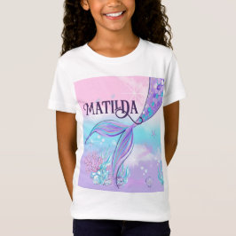 Personalisiert Mermaids Schwanz T - Shirt