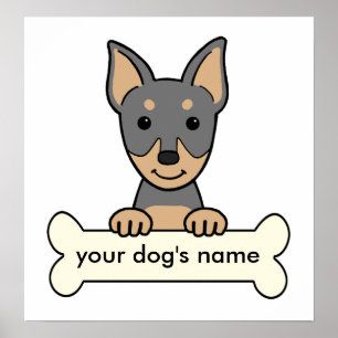 Personalisiert miniature Pinscher Poster