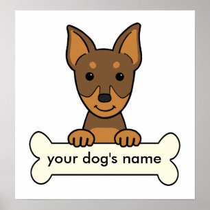 Personalisiert miniature Pinscher Poster