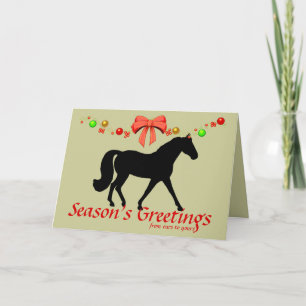 Personalisiert Missouri Fox Trotter Weihnachten