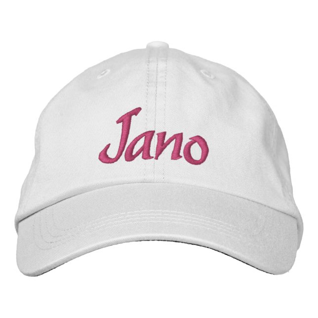 Personalisiert mit bestickter Bezeichnung Bestickte Baseballkappe (Vorderseite)