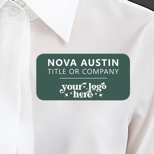 Personalisiert mit Firmenlogo Mitarbeiter Magnetic Namensschild (Von Creator hochgeladen)