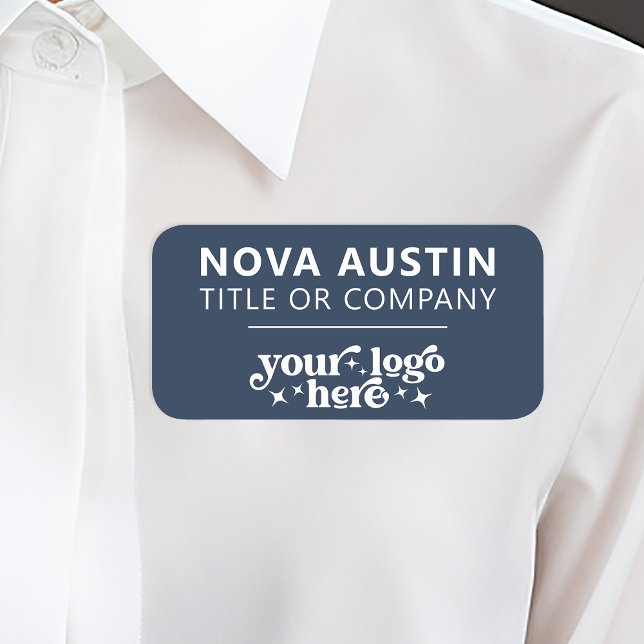 Personalisiert mit Firmenlogo Mitarbeiter Magnetic Namensschild (Von Creator hochgeladen)