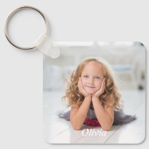 Personalisiert mit Foto und Name Schlüsselanhänger