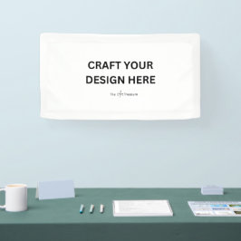 Personalisiert mit Ihrem Design, Logo oder Nachric Banner