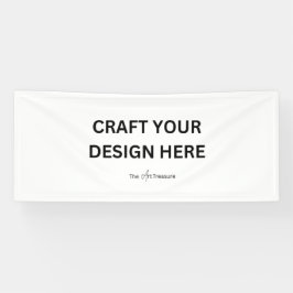 Personalisiert mit Ihrem Design, Logo oder Text  Banner