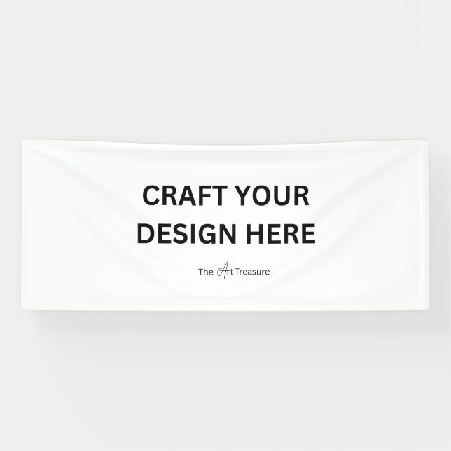 Personalisiert mit Ihrem Design, Logo oder Text  Banner (Horizontal)