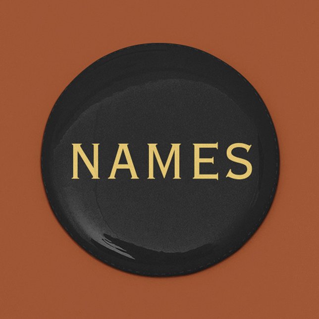 Personalisiert mit Nachnamen oder Spitznamen darau Button (Von Creator hochgeladen)