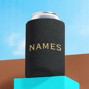 Personalisiert mit Nachnamen oder Spitznamen darau Dosenkühler