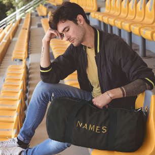 Personalisiert mit Nachnamen oder Spitznamen darau Duffle Bag