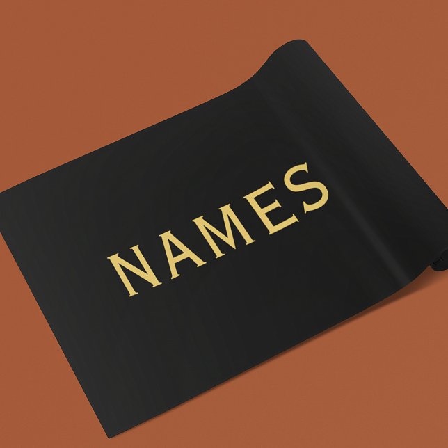 Personalisiert mit Nachnamen oder Spitznamen darau Geschenkpapier Set (Von Creator hochgeladen)