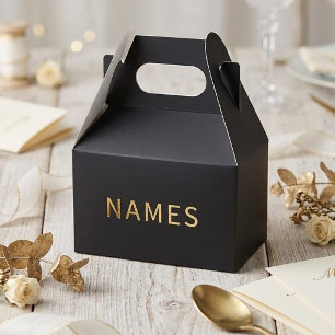 Personalisiert mit Nachnamen oder Spitznamen darau Geschenkschachtel