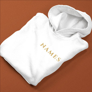 Personalisiert mit Nachnamen oder Spitznamen darau Hoodie