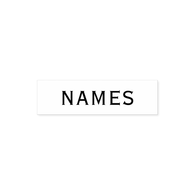 Personalisiert mit Nachnamen oder Spitznamen darau Permastempel (Design)