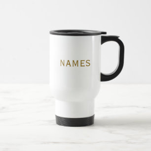 Personalisiert mit Nachnamen oder Spitznamen darau Reisebecher