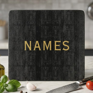 Personalisiert mit Nachnamen oder Spitznamen darau Schneidebrett