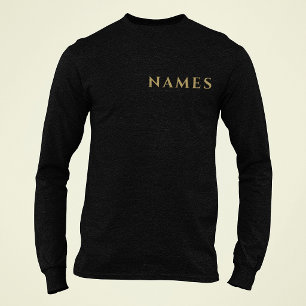 Personalisiert mit Nachnamen oder Spitznamen darau T-Shirt