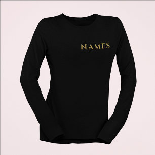 Personalisiert mit Nachnamen oder Spitznamen darau T-Shirt
