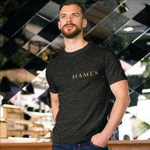 Personalisiert mit Nachnamen oder Spitznamen darau T-Shirt