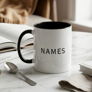 Personalisiert mit Nachnamen oder Spitznamen darau Tasse