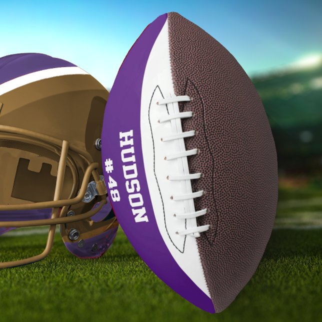 Personalisiert mit Name und Nummer Football (Von Creator hochgeladen)