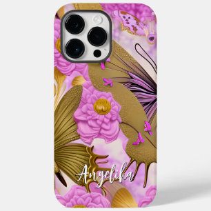 Personalisiert mit Schmetterlingen Case-Mate iPhone 14 Pro Max Hülle