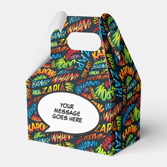 Personalisiert Modern Fun Trendy Cooles Comic Book Geschenkschachtel (Vorderseite)
