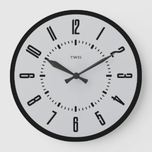 Personalisiert modern Minimalistisch Große Wanduhr