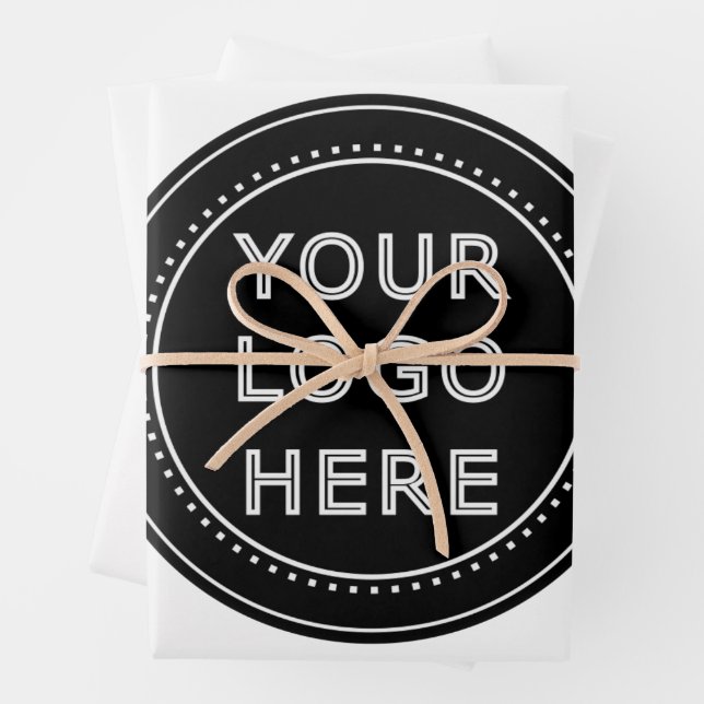 personalisiert modern, Minimalistisch und elegant Geschenkpapier Set (Beispiel)