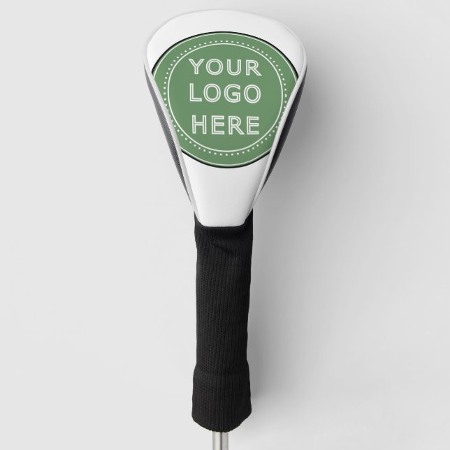 personalisiert modern, Minimalistisch und elegant Golf Headcover (Vorderseite)