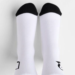 Personalisiert-Modern-Typografie Socken