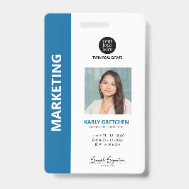 Personalisiert Moderne Berufliche Mitarbeiter ID B Ausweis