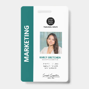 Personalisiert Moderne Berufliche Mitarbeiter-ID G Ausweis