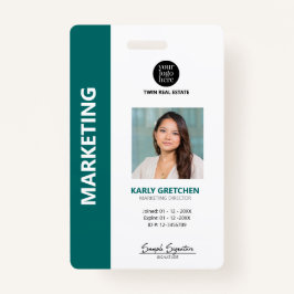 Personalisiert Moderne Berufliche Mitarbeiter-ID G Ausweis