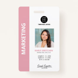 Personalisiert Moderne Berufliche Mitarbeiter ID P Ausweis